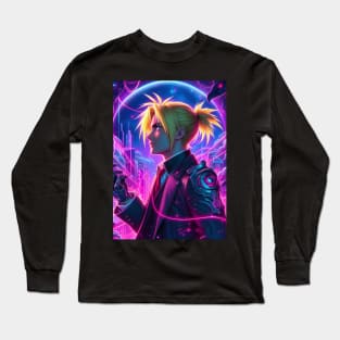 Edward elric neon Long Sleeve T-Shirt